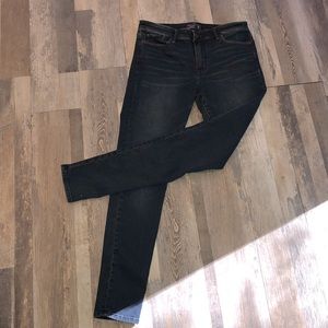 A&F super skinny jeans. High rise. Blue. Size 6.